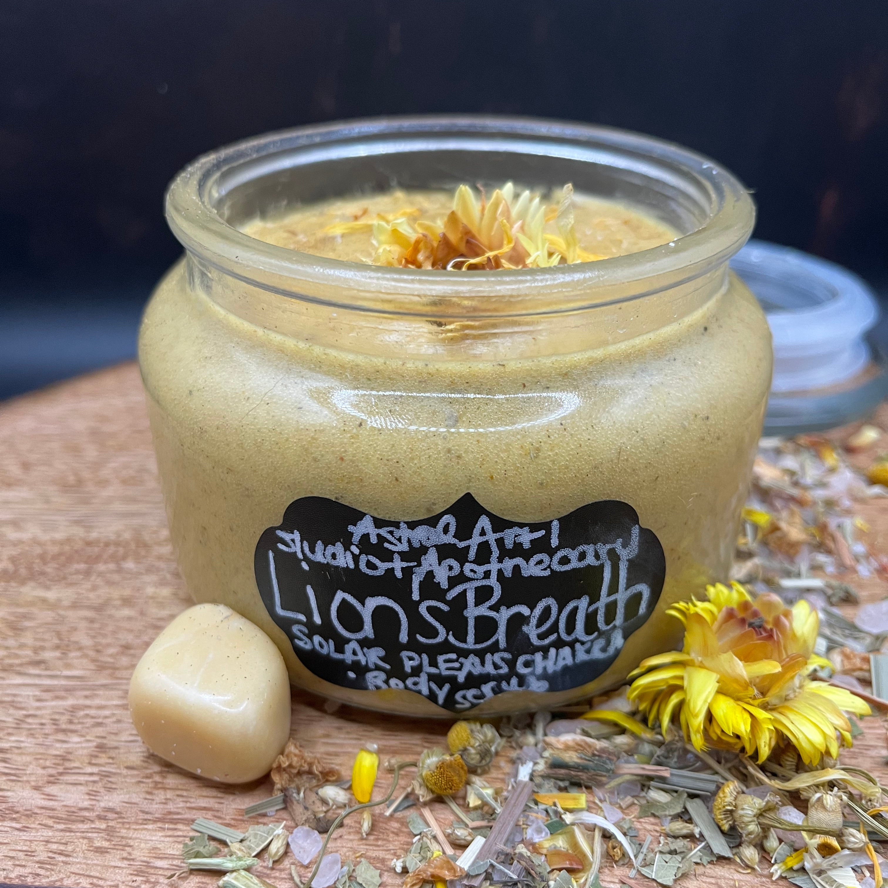 Lion’s Breath -Solar Plexus Body Scrub• Power