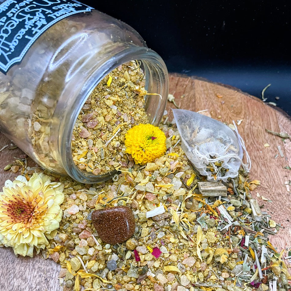 Lion’s Breath-Solar Plexus Chakra  Bath Salts• Power