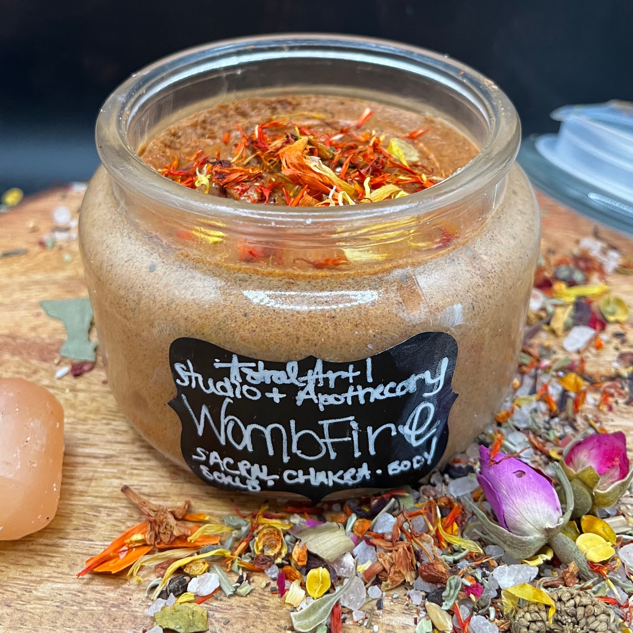 Wombfire-Sacral Chakra Body Scrub• Flow