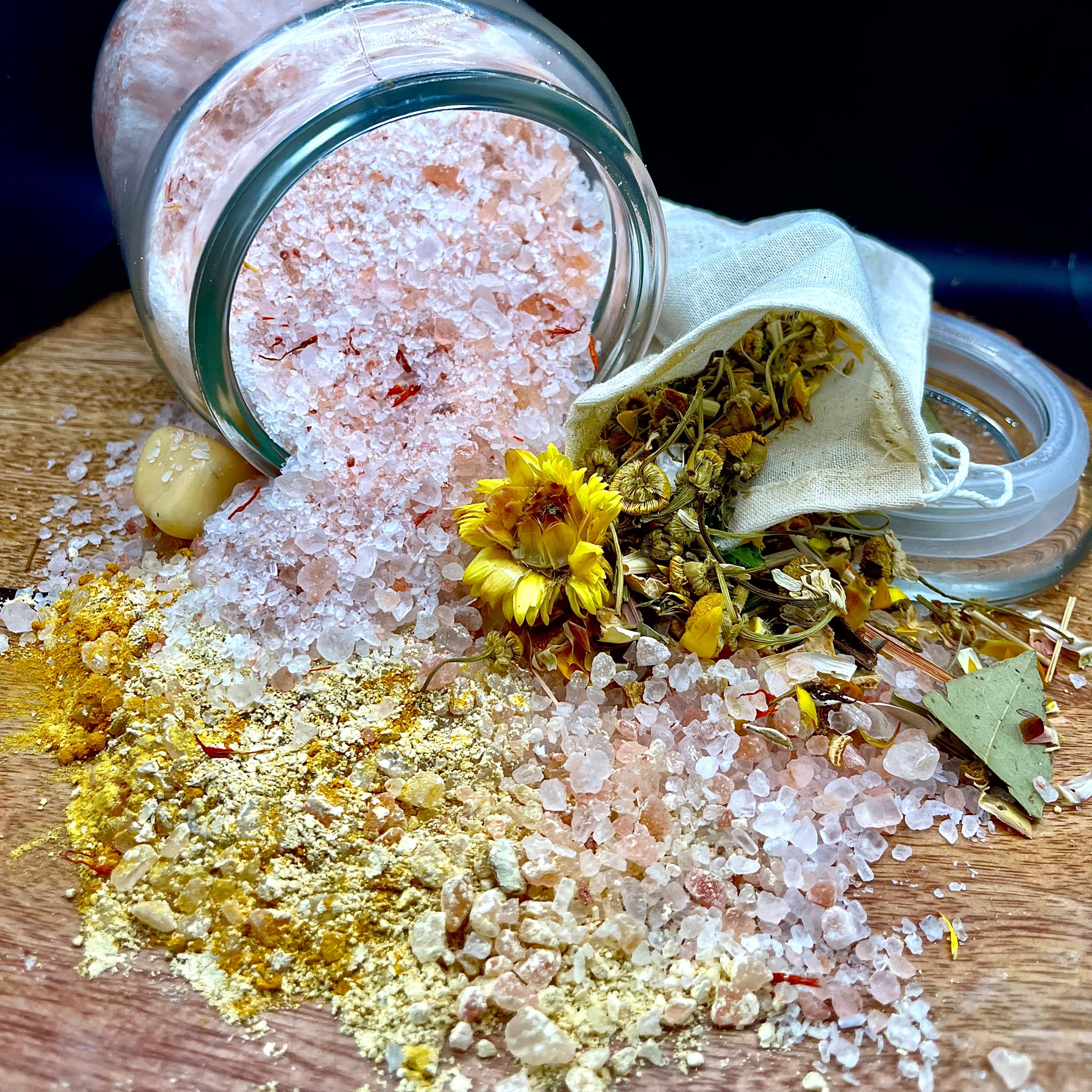 Lion’s Breath-Solar Plexus Chakra  Bath Salts• Power