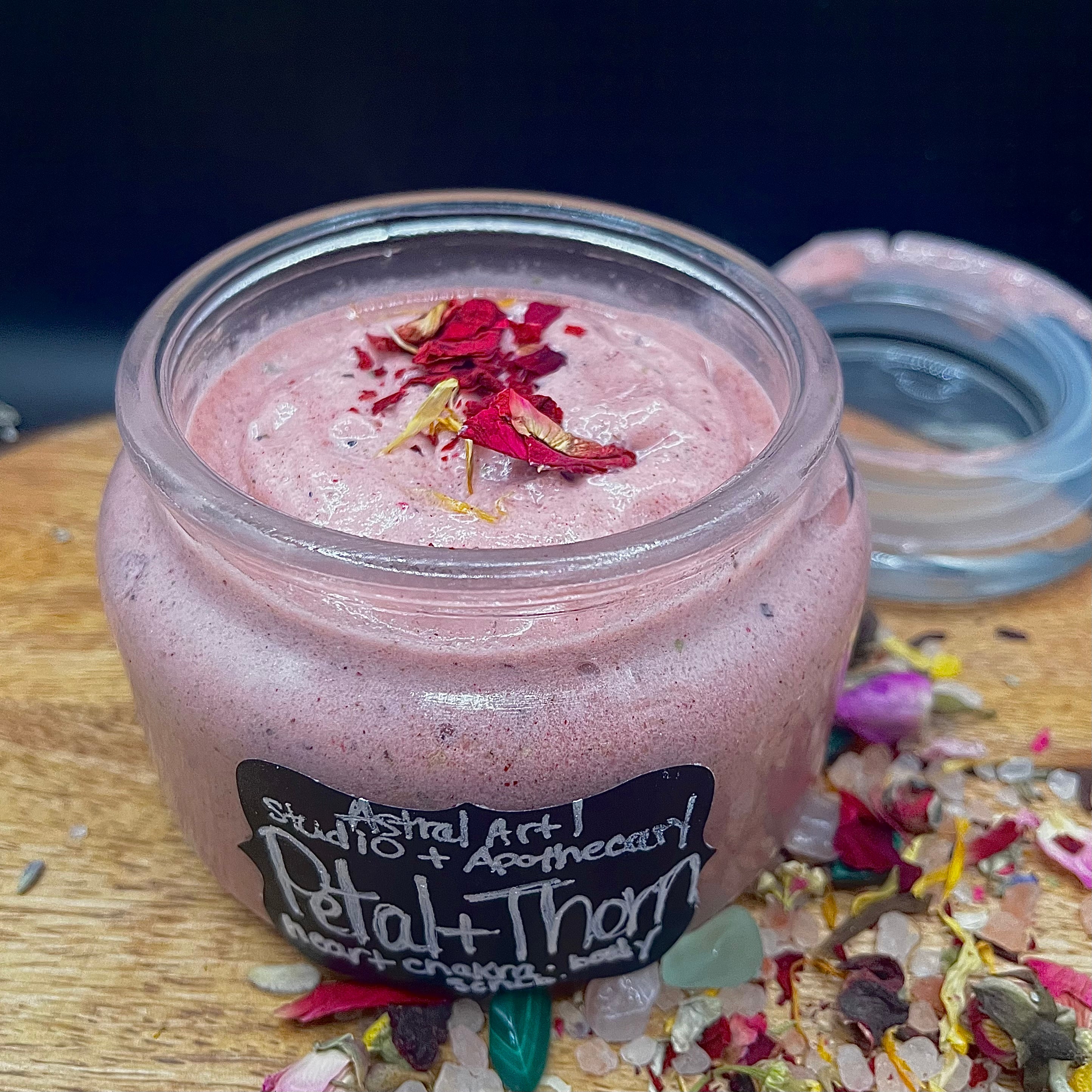 Petal + Thorn- Heart Chakra Body Scrub• Connection
