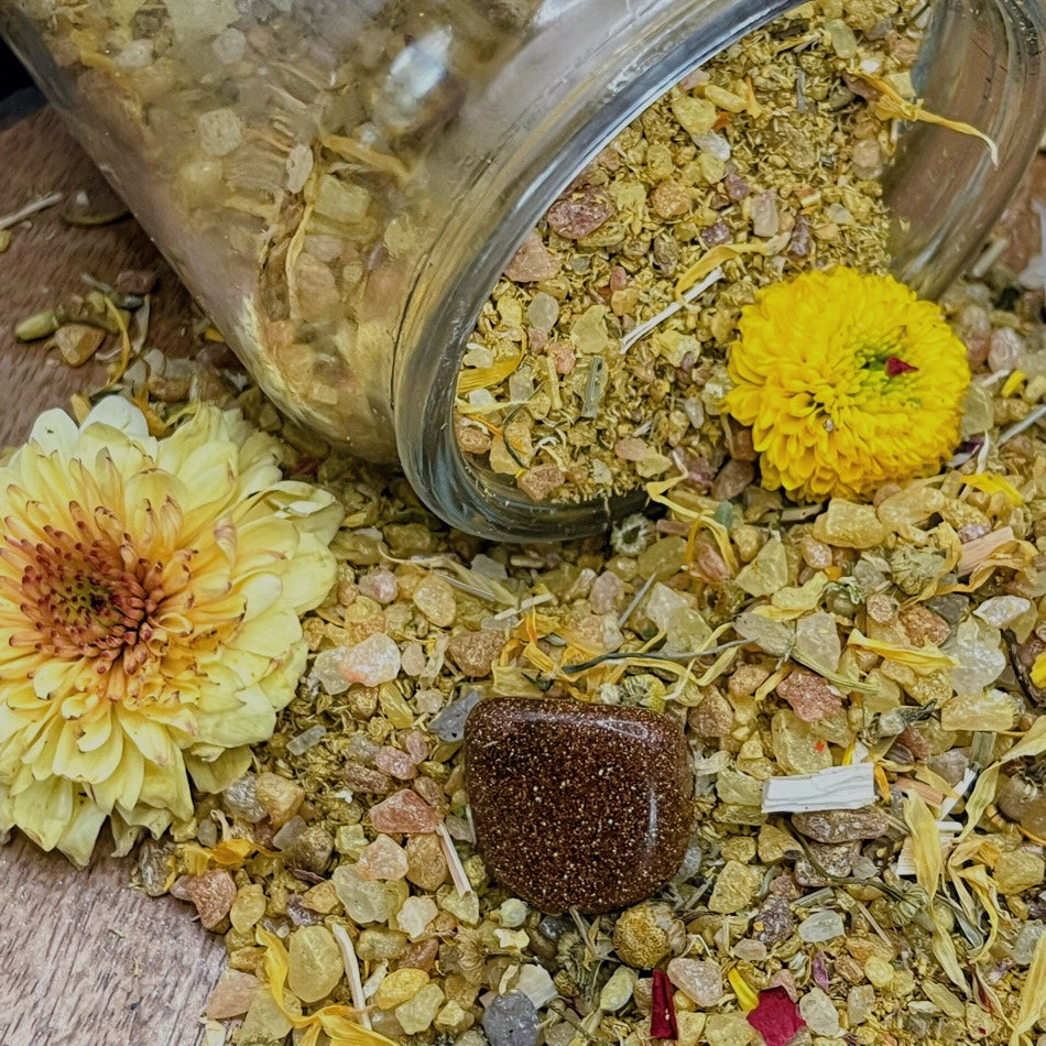 Lion’s Breath-Solar Plexus Chakra  Bath Salts• Power