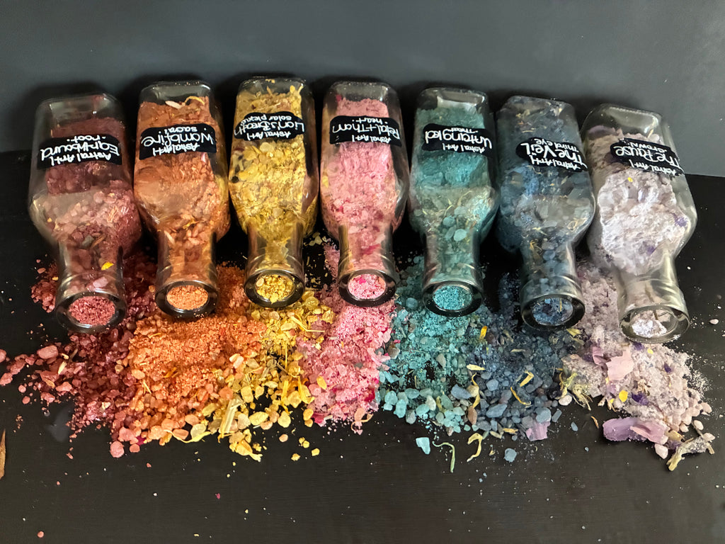 7 Botanical Bath Salts + 7 Velvety Whipped Body Scrubs