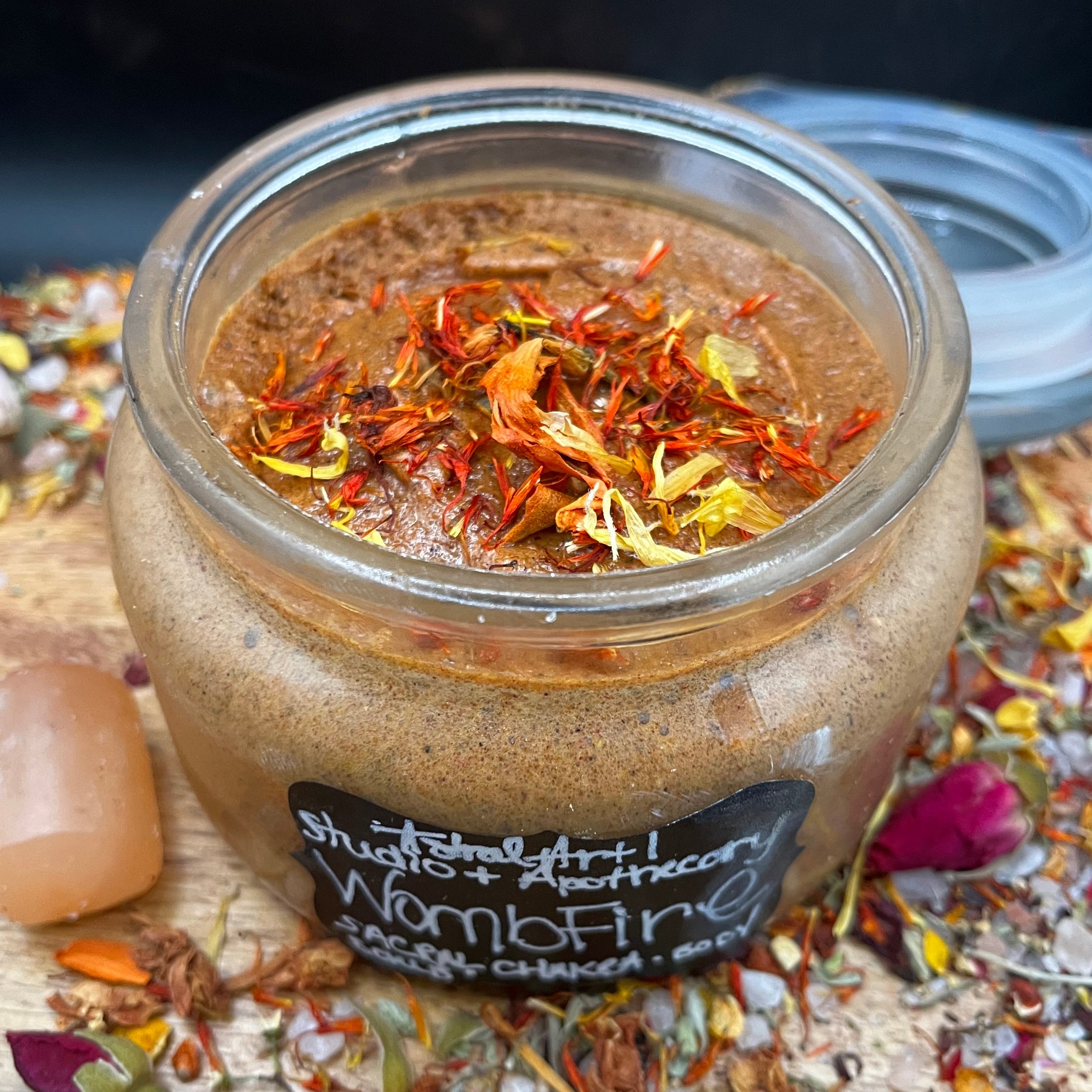 Wombfire-Sacral Chakra Body Scrub• Flow