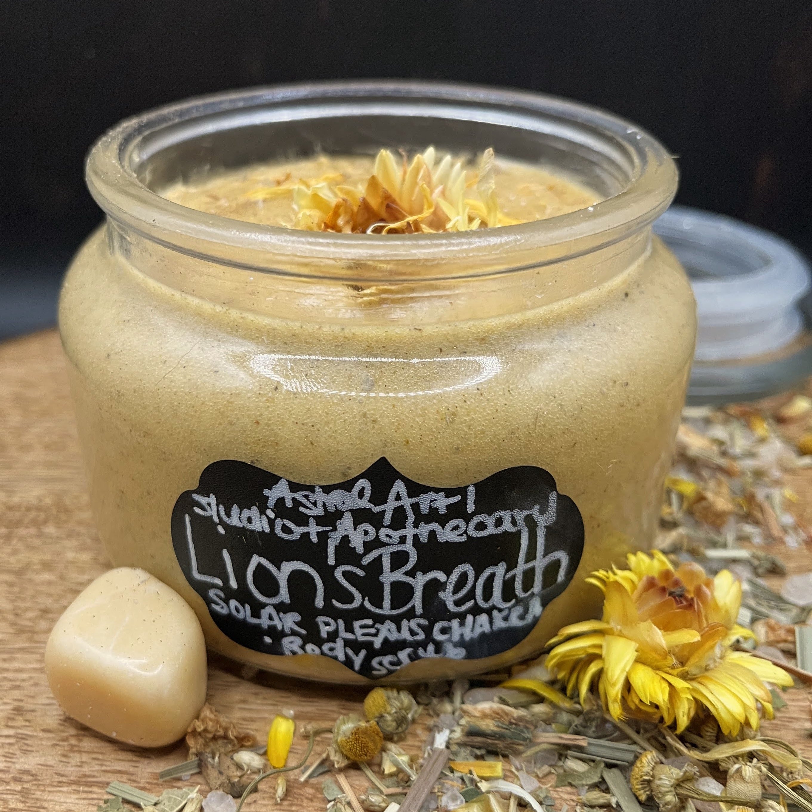 Lion’s Breath -Solar Plexus Body Scrub• Power