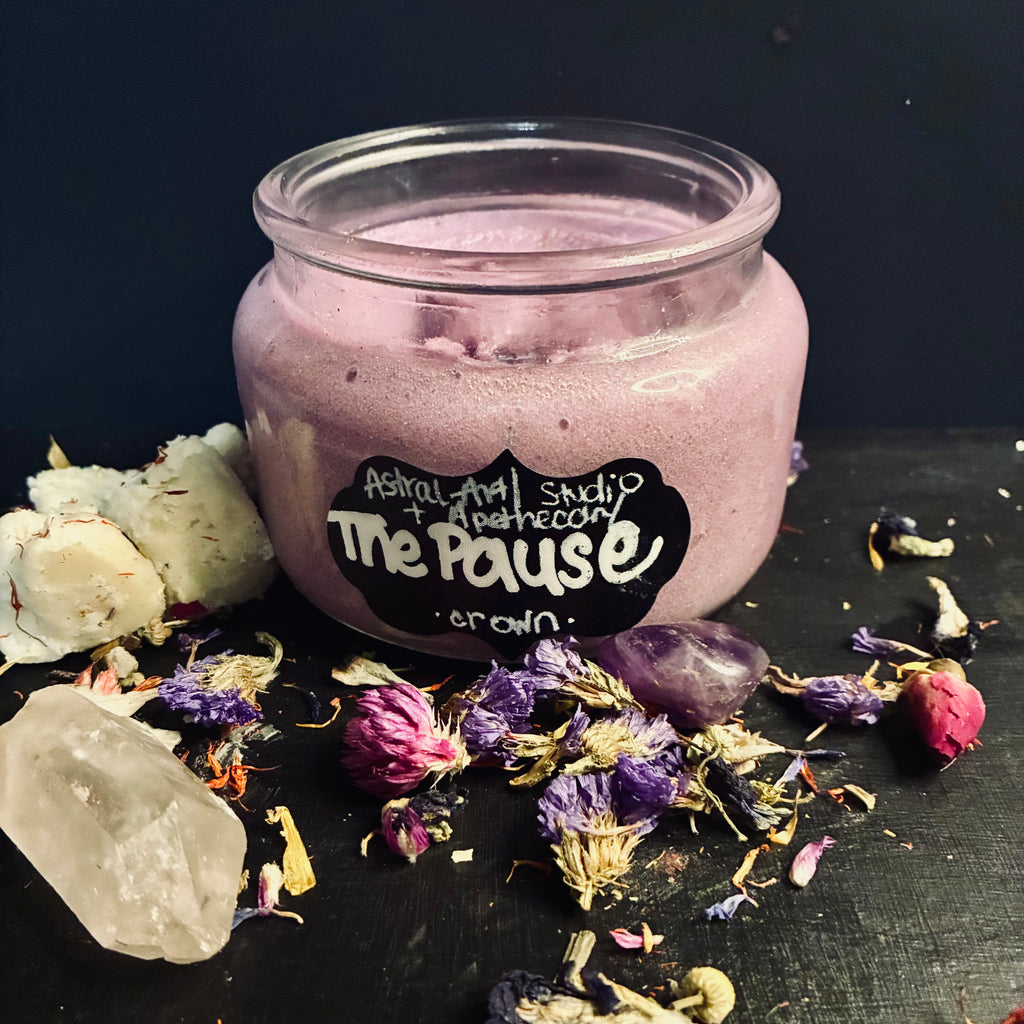 The Pause — Crown Chakra Body Scrub• Stillness